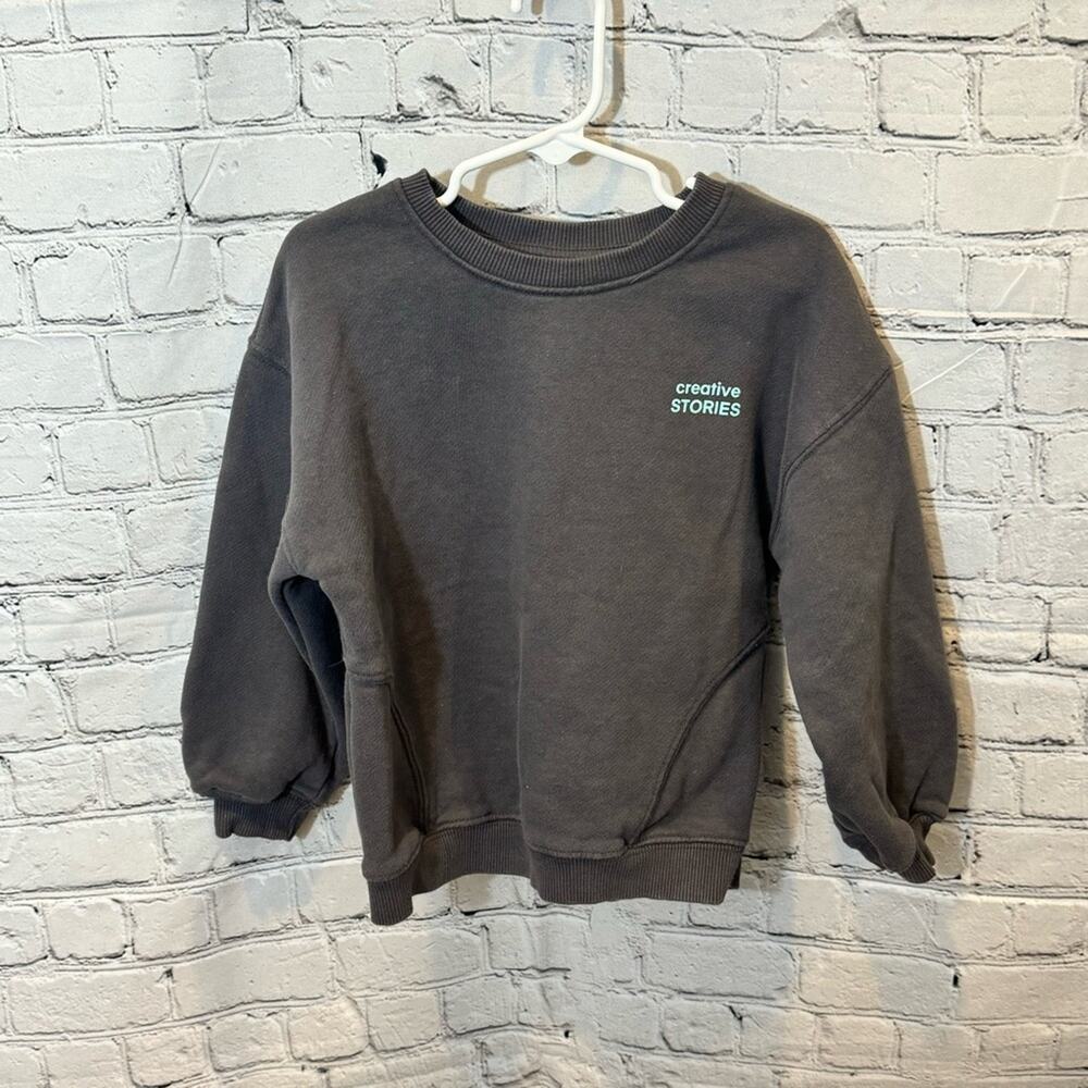 Zara Create Stories Crewneck Sweatshirt